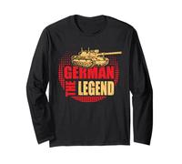 The German Leopard Panzer T Soldier Outfit Men Long Sleeve T-Shirt