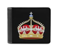 The German Prince Funny Wallet for Men RFID Blocking Bifold Wallet Soft Billfold with Card Slots Custom Gifts