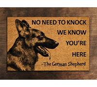 The German Shepherd Door Mat,We Know You are Here Spring Door Mats,Funny German Shepherd Doormat,Welcome German Shepherd Mats 30 x 18 Inch, Picture18