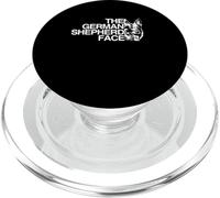 The German Shepherd Face German Shepherd Dog PopSockets PopGrip for MagSafe