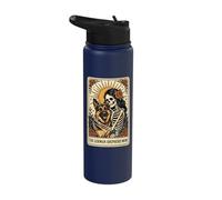 The German Shepherd Mom Tarot Card Stainless Steel Insulated Water Bottle