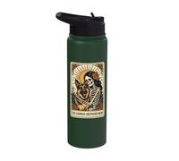 The German Shepherd Mom Tarot Card Stainless Steel Insulated Water Bottle