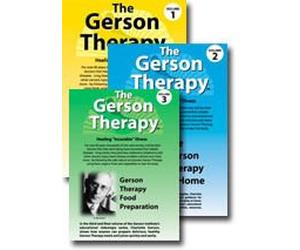 The Gerson Therapy: Healing "Incurable" Illness DVD (Vol. 1: Overview and Patient Testimonials, Vol. 2: The Gerson Therapy at Home, Vol. 3: Gerson Therapy Food Preparation)