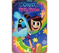 The Ghost And Molly Mcgee Retro Metal Tin Sign Vintage Room Decor Poster for Home Coffee Bar Wall Art Decor 8x12 Inch