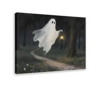 The Ghost in The Forest Canvas Poster Wall Art Decor Print Picture Paintings for Living Room Bedroom Decoration 24x36inch(60x90cm)
