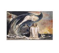 The Ghost of Samuel Appearing William Blake Art Prints on Canvas Classic Art Prints Wall Decor Famous Paintings William Blake Inspiring Living Room Bedroom Artwork 30x50cm(12x20in) poster