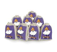The Ghost of Skateboards 8 PCS Muslin Bags with Drawstring Sachet Bags Empty Small Cotton Drawstring Bag Muslin Reusable & Washable Cotton Bag for Herb Spice Candy Soap Jewelry Wedding Gift Pouches
