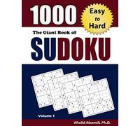 The Giant Book of Sudoku: 1000 Easy to Hard Puzzles (Adult Activity Books Series)