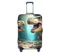 The Giant Dinosaur Broke Through The Wall Elastic Travel Luggage Cover Suitcase Protector, Print Suitcase Baggage Cover Anti-Scratch