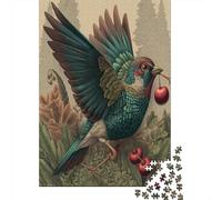 The Giant Sparrow Was Holding Two Cherries in Its Beak1000 Piece Impossible for Adults Games Gifts Kids Challenge Jigsaw
