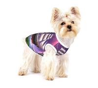 The Giant Wheel Under Lightning Cotton Dog Shirt - Soft Breathable Dog Shirt for Dogs Cats Boy Girl Pet Tshirt,Suitable for Small Pets