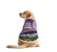 The Giant Wheel Under Lightning Dog Shirt for Large & Medium Dogs - Mesh Breathable Pet T-Shirts, Perfect for Daily Wear and Special Occasions