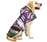 The Giant Wheel Under Lightning Waterproof Dog Raincoat And Rain Jacket For Small Medium Large Dogs With Reflective Stripes And Adjustable Belly Strap