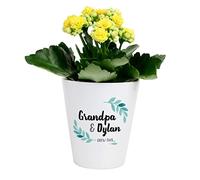 The Gift Experience Personalised Plant Pot - Grandpa & Me Grew This Personalised Plant Pot Gift, Birthday Gift, Grandparents Gift, Garden Gifts
