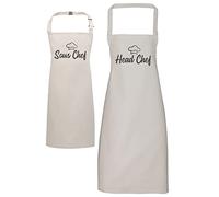 The Gift Project Head Chef & Sous Chef - Adult & Kids Apron Set - Adult Size