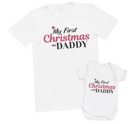 The Gift Project My First Christmas As Daddy - Dad Set White