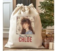 The Gift Project Personalised Funny Photo & Name - Christmas Santa Sack