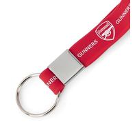 The Gift Scholars Arsenal F.C. Silicone Keyring - Official Merchandise (Red & White) | Accessory for Gunners and Fans