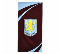 The Gift Scholars Aston Villa Beach Towel - Official Licensed 100% Cotton - Large 140 x 70 cm (55 x 28 in) - Perfect for Pool