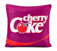The Gift Scholars Cherry Coca Cola Purple Cushion Cover Officially Licensed Coke 40 x 40cm with Zipper. Pattern on both sides