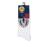 The Gift Scholars Mens Scottish Fa White Sport 4-7 Scotland Socks, White Sports, 4-7 UK