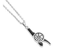 The Gift Scholars Official Arsenal FC Colour Cannon Pendant & Chain