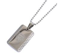 The Gift Scholars Official Arsenal FC Patterned Dog Tag & Chain
