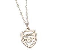 The Gift Scholars Official Arsenal FC Silver Plated Crest Boxed Pendant