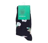 The Gift Scholars Official Licensed Celtic FC Xmas Socks - Black Pattern with Santa Face & Celtic Branding - Men's & Boys Christmas Sock 4-7