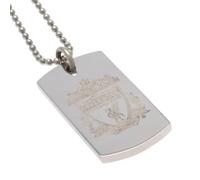 The Gift Scholars Official Liverpool FC Engraved Dog Tag & Chain CR
