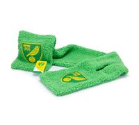 The Gift Scholars Officially Licenced Norwich City Sherpa Scarf (154 cm Long) Made from Eco-Friendly Recycled Materials - Perfect for Keeping Warm and showing Your Canaries Pride