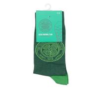 The Gift Scholars Officially Licensed Celtic Casual Socks - Green with Crest - Men's & Boys Training & Casual Wear 7-11