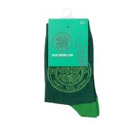 The Gift Scholars Officially Licensed Celtic Casual Socks - Green with Crest - Men's & Boys Training & Casual Wear 4-7