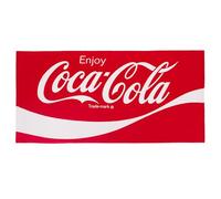 The Gift Scholars Officially Licensed Coca-Cola Classic Red Logo Beach Towel, 140 x 70 cm, Large, Signature Coke Design, Holiday Pool