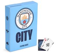 The Gift Scholars Officially Licensed Man City FC Playing Cards - Standard 52-Card Deck - Fun for All Ages of Manchester City