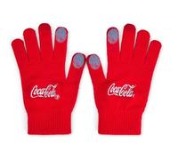 The Gift Scholars Officially Licensed Red Coca-Cola Winter Gloves - Coke Unisex Touchscreen Warm Gloves for Outdoor Sports