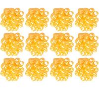 The Gift Wrap Company Decorative Confetti Gift Bows, Medium, Yellow, Pack of 12