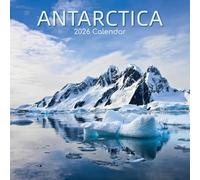 The Gifted Stationary 2026 Square Wall Calendar, Antarctica, 16-Month Natural World Theme Hanging Calendar with 180 Reminder Stickers, Month Planner for Home or Creative Spaces, 12x12 In