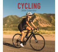 The Gifted Stationary 2026 Square Wall Calendar, Cycling, 16-Month Lifestyles Theme Hanging Calendar with 180 Reminder Stickers, Monthly Family Planner for Home & Creative Spaces, 30 x 30 cm