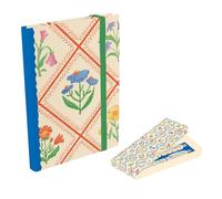The Gifted Stationery Co. Ltd. Enchanted Garden A6 Notebook & Pen Set, Floral Garden Design, Lined Journal with 2 Matching Pens, Gift Box Presentation
