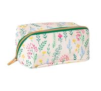 The Gifted Stationery Co. Ltd. Enchanted Garden Wash Bag - Floral Cosmetic & Toiletry Bag - Zip Makeup Organiser for Travel, Bathroom or Overnight Stays 220 × 120 × 120 mm