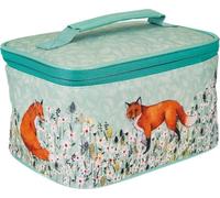 The Gifted Stationery Co. Ltd. Insulated Lunch Bag - Reusable Lunch Tote with Zip Closure & Carry Handle (220 x 160 x 125mm) - Insulated Food Storage Bag for Work, School & Picnics (Foxy Tales)