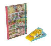 The Gifted Stationery Co. Ltd. Masters Collection A4 Notebook & Pen Set, Artist Inspired Design, Lined Journal with 2 Matching Pens, Gift Box Presentation