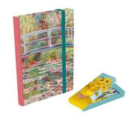 The Gifted Stationery Co. Ltd. Masters Collection A6 Notebook & Pen Set, Artist Inspired Design, Lined Journal with 2 Matching Pens, Gift Box Presentation