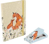The Gifted Stationery Co. Ltd. Notebook and Pen Set, Elegant Collection (Foxy Tales A5)