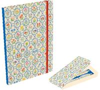The Gifted Stationery Co. Ltd. Notebook and Pen Set, Elegant Collection (Multi Enchanted Garden 1 A5)