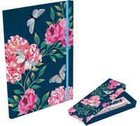 The Gifted Stationery Co. Ltd. Notebook and Pen Set, Elegant Collection (Multi Flutter A4)