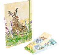 The Gifted Stationery Co. Ltd. Notebook and Pen Set, Elegant Collection (Multi Wildlife A4)
