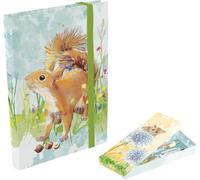 The Gifted Stationery Co. Ltd. Notebook and Pen Set, Elegant Collection (The Wildlife A6 Multi)