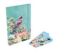 The Gifted Stationery Co. Ltd. Symphony A5 Notebook & Pen Set, Nature Floral Design, Lined Journal with 2 Matching Pens, Gift Box Presentation